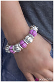 Paparazzi "Roll Up Your Sleeves - Purple" bracelet Paparazzi Jewelry