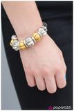 Paparazzi "Roll Up Your Sleeves - Yellow" bracelet Paparazzi Jewelry