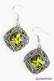 Paparazzi "Romance In The Park" Green Earrings Paparazzi Jewelry