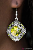 Paparazzi "Romance In The Park" Green Earrings Paparazzi Jewelry