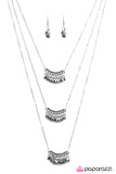 Paparazzi "Roman Empress - Silver" necklace Paparazzi Jewelry