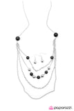 Paparazzi "Roman Holiday - Black" necklace Paparazzi Jewelry
