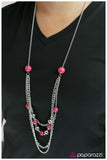 Paparazzi "Roman Holiday - Pink" necklace Paparazzi Jewelry