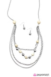 Paparazzi "Roman Holiday - White" necklace Paparazzi Jewelry