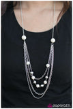 Paparazzi "Roman Holiday - White" necklace Paparazzi Jewelry