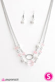 Paparazzi "Romantic Getaway" Pink Necklace & Earring Set Paparazzi Jewelry