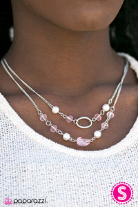 Paparazzi "Romantic Getaway" Pink Necklace & Earring Set Paparazzi Jewelry