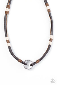 Paparazzi "Roman Underground" Brown 060XX Urban Necklace Unisex Paparazzi Jewelry