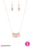 Paparazzi "ROME For The Holidays - Rose Gold" necklace Paparazzi Jewelry