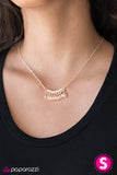 Paparazzi "ROME For The Holidays - Rose Gold" necklace Paparazzi Jewelry