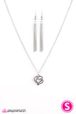 Paparazzi "Romeo Meets Juliet" Pink Necklace & Earring Set Paparazzi Jewelry