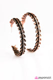 Paparazzi "Rome Roaming - Copper" earring Paparazzi Jewelry