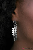 Paparazzi "Rome Roaming - Silver" earring Paparazzi Jewelry