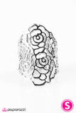 Paparazzi "Roses Are Red... - Silver" ring Paparazzi Jewelry