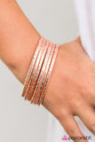 Paparazzi "Rough and Tough" Copper Bracelet Paparazzi Jewelry