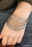 Paparazzi "Rough and Tough" Silver Bracelet Paparazzi Jewelry