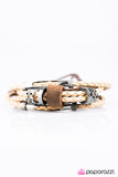 Paparazzi "Rough Rider - Brown" bracelet Paparazzi Jewelry