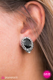 Paparazzi "Royal CHAIN" Black Clip-On Earrings Paparazzi Jewelry