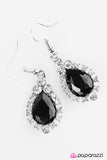 Paparazzi "Royal Dance Hall" Black Earrings Paparazzi Jewelry