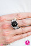 Paparazzi "Royal Gardens" Black Ring Paparazzi Jewelry