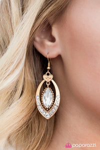 Paparazzi "Royal Honeymoon" Gold Earrings Paparazzi Jewelry