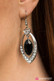 Paparazzi "Royal Honeymoon" Black Earrings Paparazzi Jewelry