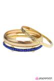 Paparazzi "Royally Seeded" Blue Bracelet Paparazzi Jewelry