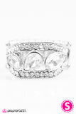 Paparazzi "ROYAL Til The End" White Ring Paparazzi Jewelry