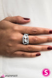 Paparazzi "ROYAL Til The End" White Ring Paparazzi Jewelry