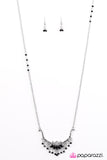 Paparazzi "ROYAL To A Fault - Black" necklace Paparazzi Jewelry