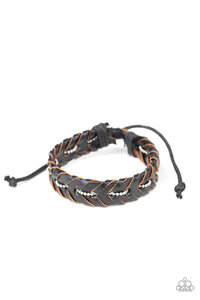 Paparazzi "Rugged Rancher" Black Urban Bracelet Unisex Paparazzi Jewelry