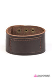 Paparazzi "Rugged Rebel - Brown" bracelet Paparazzi Jewelry