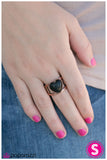 Paparazzi "Rule With Your Heart" Copper Ring Paparazzi Jewelry