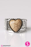 Paparazzi "Rule With Your Heart" Brown Ring Paparazzi Jewelry