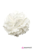 Paparazzi "Runaway Bride - White" hair clip Paparazzi Jewelry