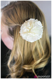 Paparazzi "Runaway Bride - White" hair clip Paparazzi Jewelry