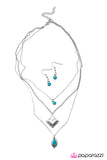 Paparazzi "Run For The Hills - Blue" necklace Paparazzi Jewelry