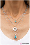 Paparazzi "Run For The Hills - Blue" necklace Paparazzi Jewelry