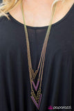 Paparazzi "Run Like The Wind" Purple Necklace & Earring Set Paparazzi Jewelry