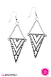 Paparazzi "Running Amok" Silver Earrings Paparazzi Jewelry