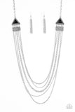 Paparazzi "Running With Wolves - Black" necklace Paparazzi Jewelry