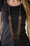 Paparazzi "Running With Wolves - Copper" necklace Paparazzi Jewelry