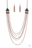 Paparazzi "Running With Wolves - Copper" necklace Paparazzi Jewelry