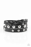 Paparazzi "Runway Rave" Black Wrap Bracelet Paparazzi Jewelry