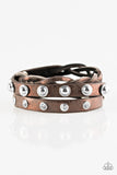 Paparazzi "Runway Rave" Brown Wrap Bracelet Paparazzi Jewelry