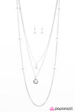 Paparazzi "Runway Shine" Silver Necklace & Earring Set Paparazzi Jewelry