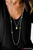 Paparazzi "Runway Shine" Yellow Necklace & Earring Set Paparazzi Jewelry