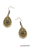 Paparazzi "Rural Beauty" Brass Earrings Paparazzi Jewelry