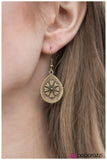 Paparazzi "Rural Beauty" Brass Earrings Paparazzi Jewelry