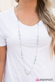 Paparazzi "Rural Radiance - Blue" necklace Paparazzi Jewelry